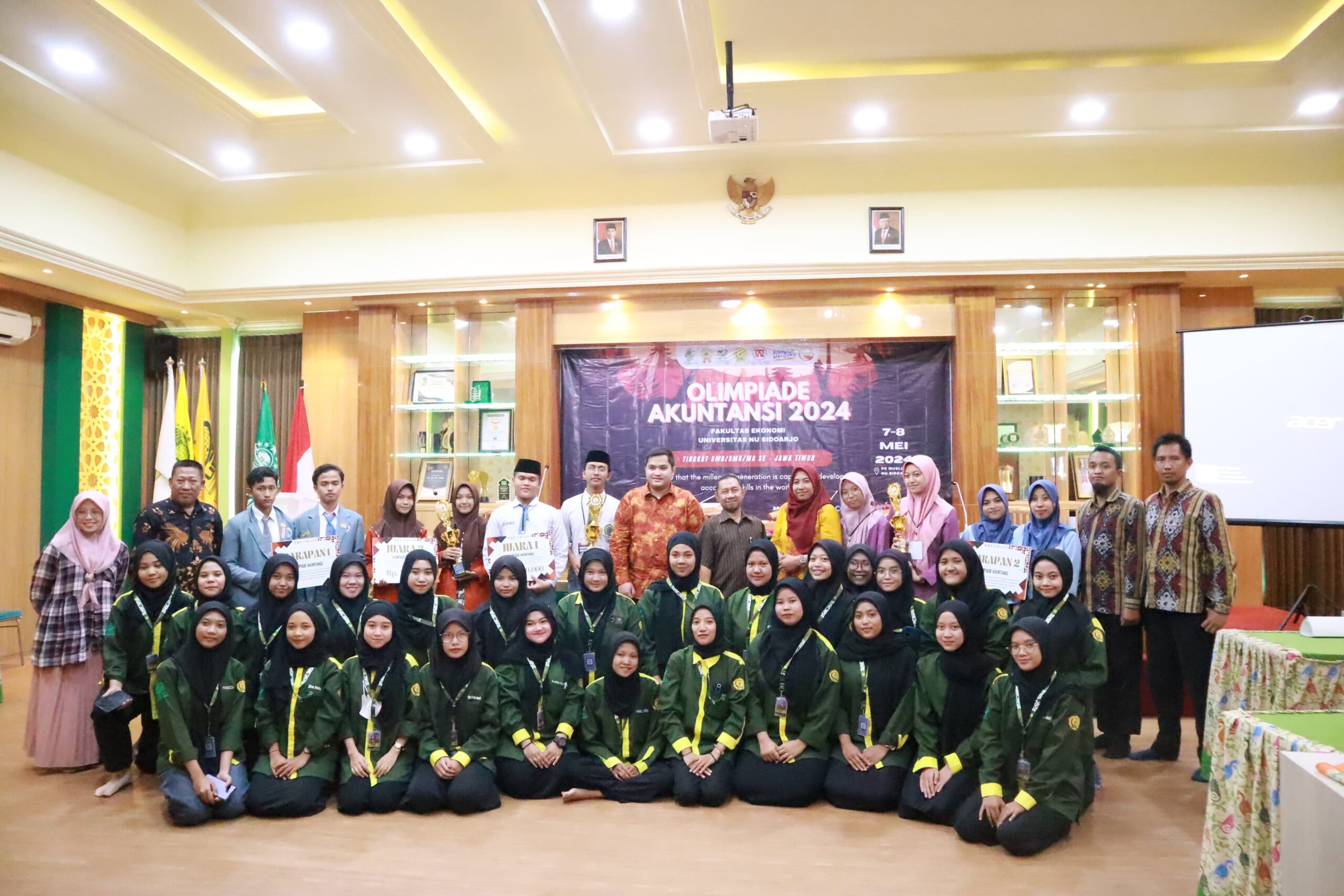LIBATKAN SISWA SMA SEDERAJAT, HIMAKSI UNUSIDA GELAR OLIMPIADE AKUNTANSI (OAU) SE-JAWA TIMUR 2024