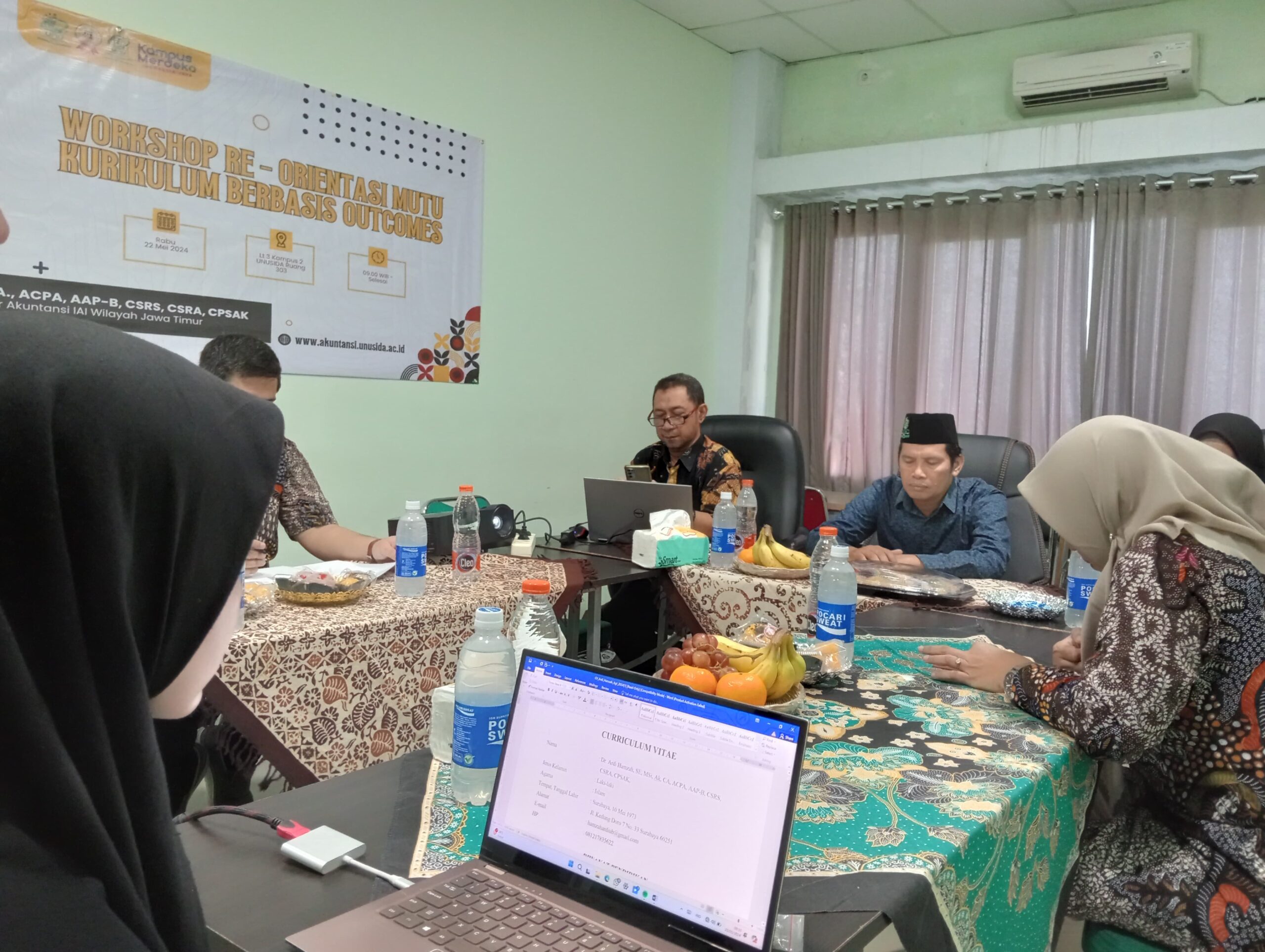 Workshop Re-Orientasi Mutu Kurikulum Outcome Based Education (OBE) Prodi Akuntansi UNUSIDA: Mencetak Pendidikan Berkualitas dengan Kurikulum Internasional